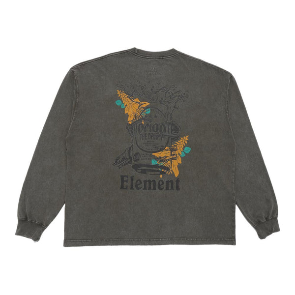 ELEMENT × ORION ザ・ドラフト缶ロンT　パウダーブリーチ