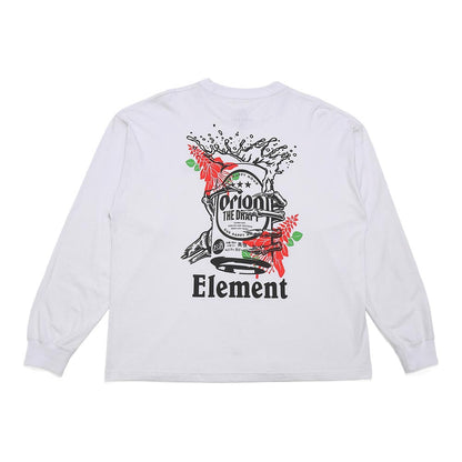 ELEMENT × ORION ザ・ドラフト缶ロンT　パウダーブリーチ