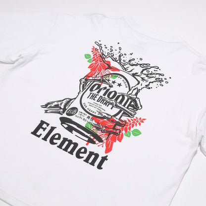 ELEMENT × ORION ザ・ドラフト缶ロンT　パウダーブリーチ