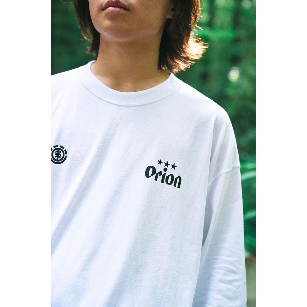ELEMENT × ORION CAN FLOWER LS （カラー：ホワイト）　