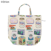 【ORION×ScoLar】総柄トートバッグ アイボリー（缶柄）