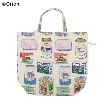 【ORION×ScoLar】総柄トートバッグ アイボリー（缶柄）