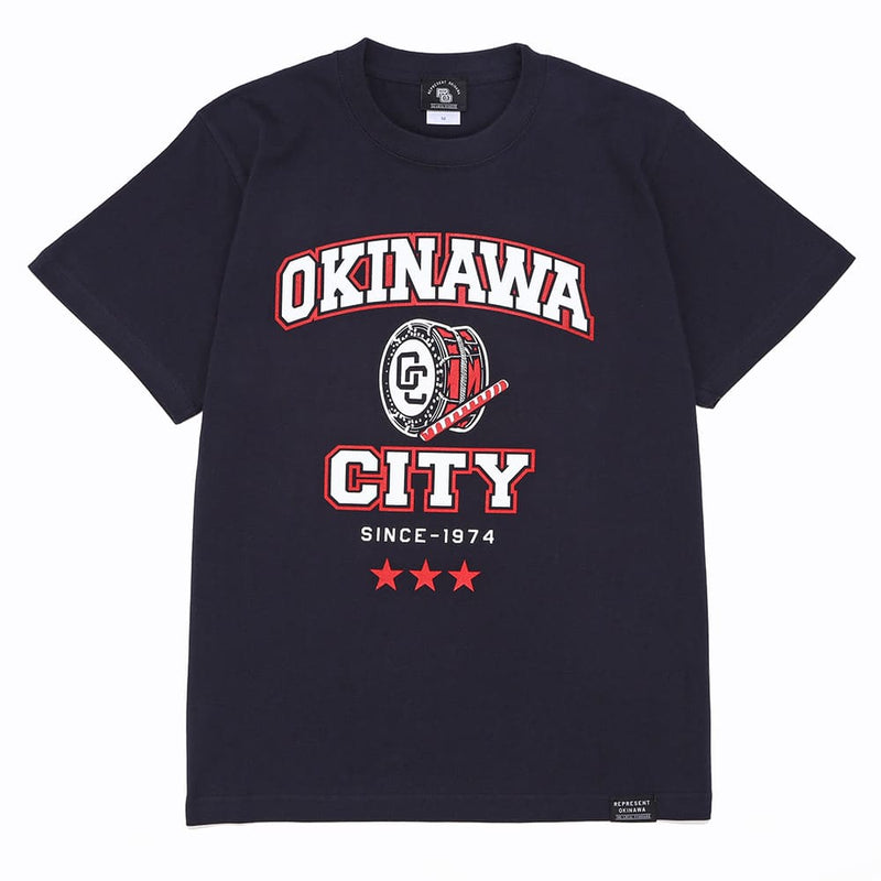 OKINAWA CITY Eisa Tシャツ 【ORION×REPRESENT OKINAWA】（カラー：ネイビー）