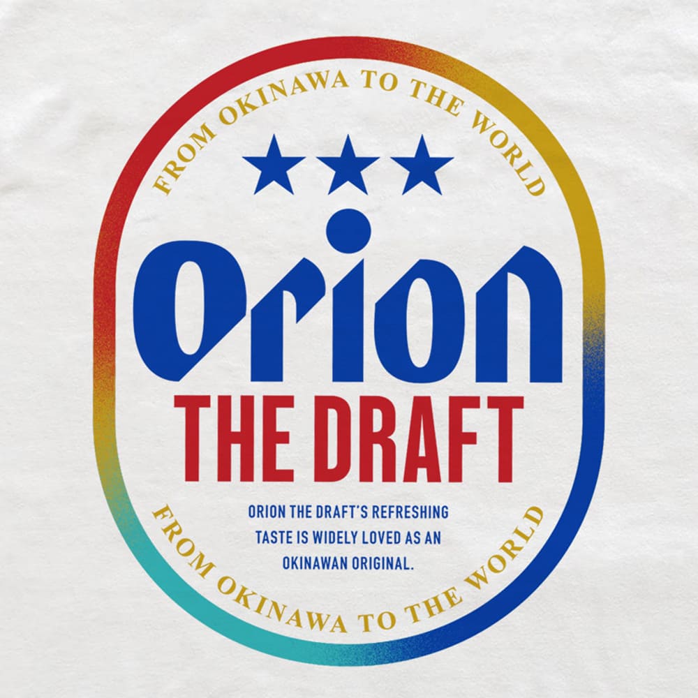 オリオン ザ・ドラフト缶 Tシャツ New カラー：WHITE – オリオンビール