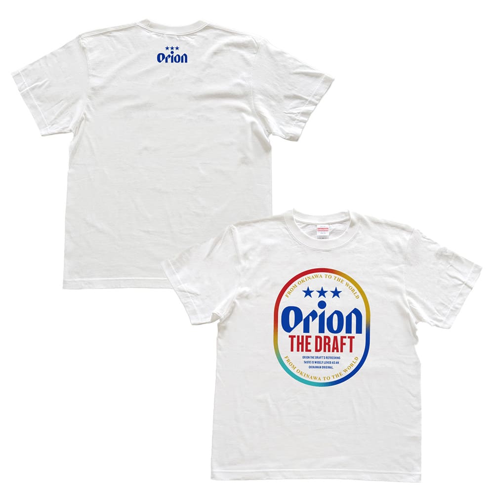 オリオン ザ・ドラフト缶 Tシャツ New カラー：WHITE – オリオンビール