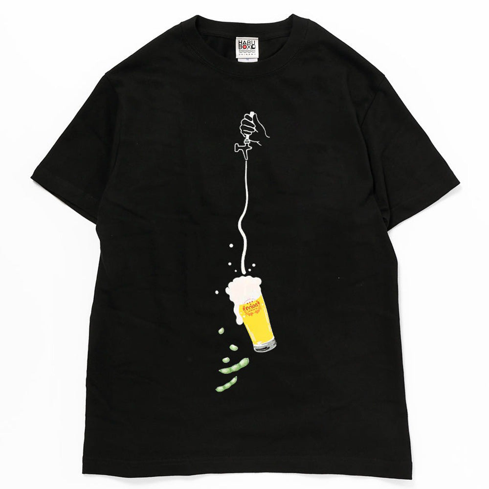 生ビールと枝豆Tシャツ