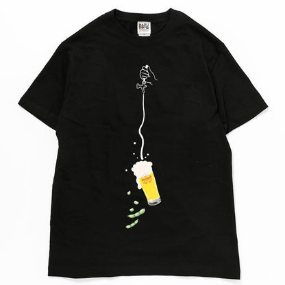 生ビールと枝豆Tシャツ