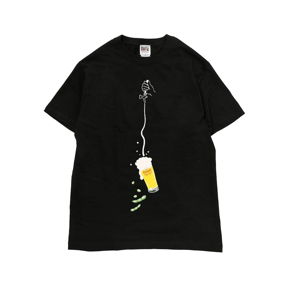 生ビールと枝豆Tシャツ