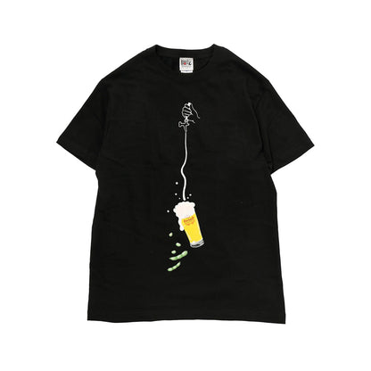 生ビールと枝豆Tシャツ