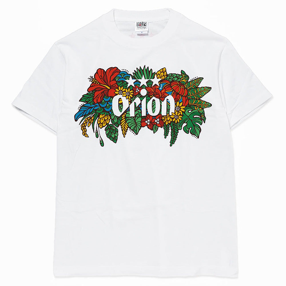 【オリオン公式】沖縄クリエイターコラボTシャツ：オリオンブーケ ホワイト