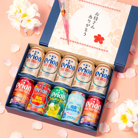 【母の日限定ギフト】 オリオン 沖縄クラフト5種10缶 飲み比べギフト（SHIKUWASA BEER 入り）