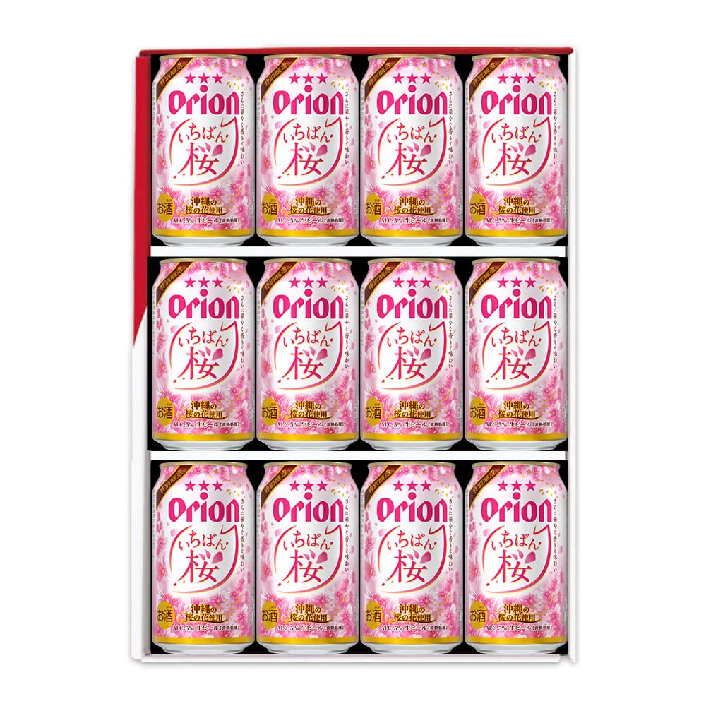 オリオン いちばん桜 ギフトセット（いちばん桜350ml×12缶）2025