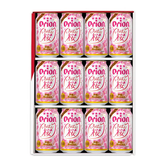 オリオン いちばん桜 ギフトセット（いちばん桜350ml×12缶）2025