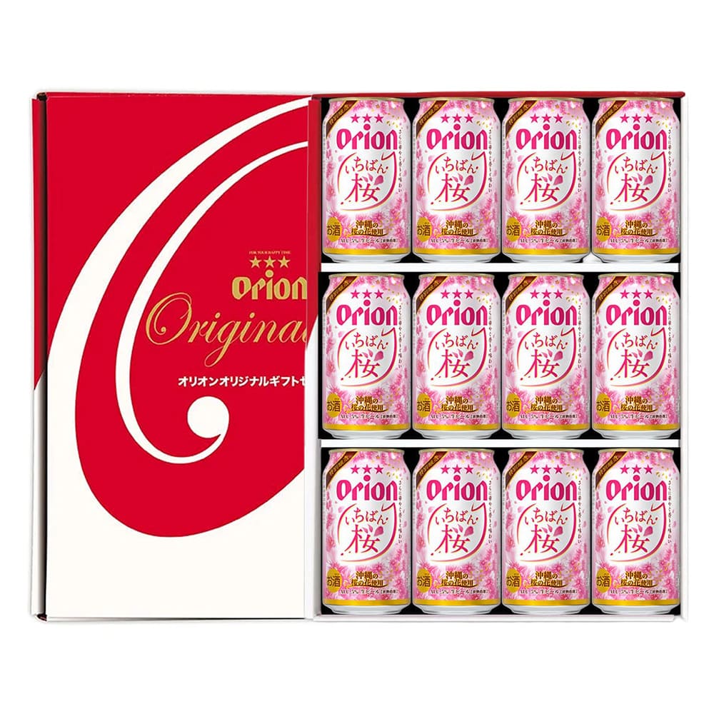 オリオン いちばん桜 ギフトセット（いちばん桜350ml×12缶）2025