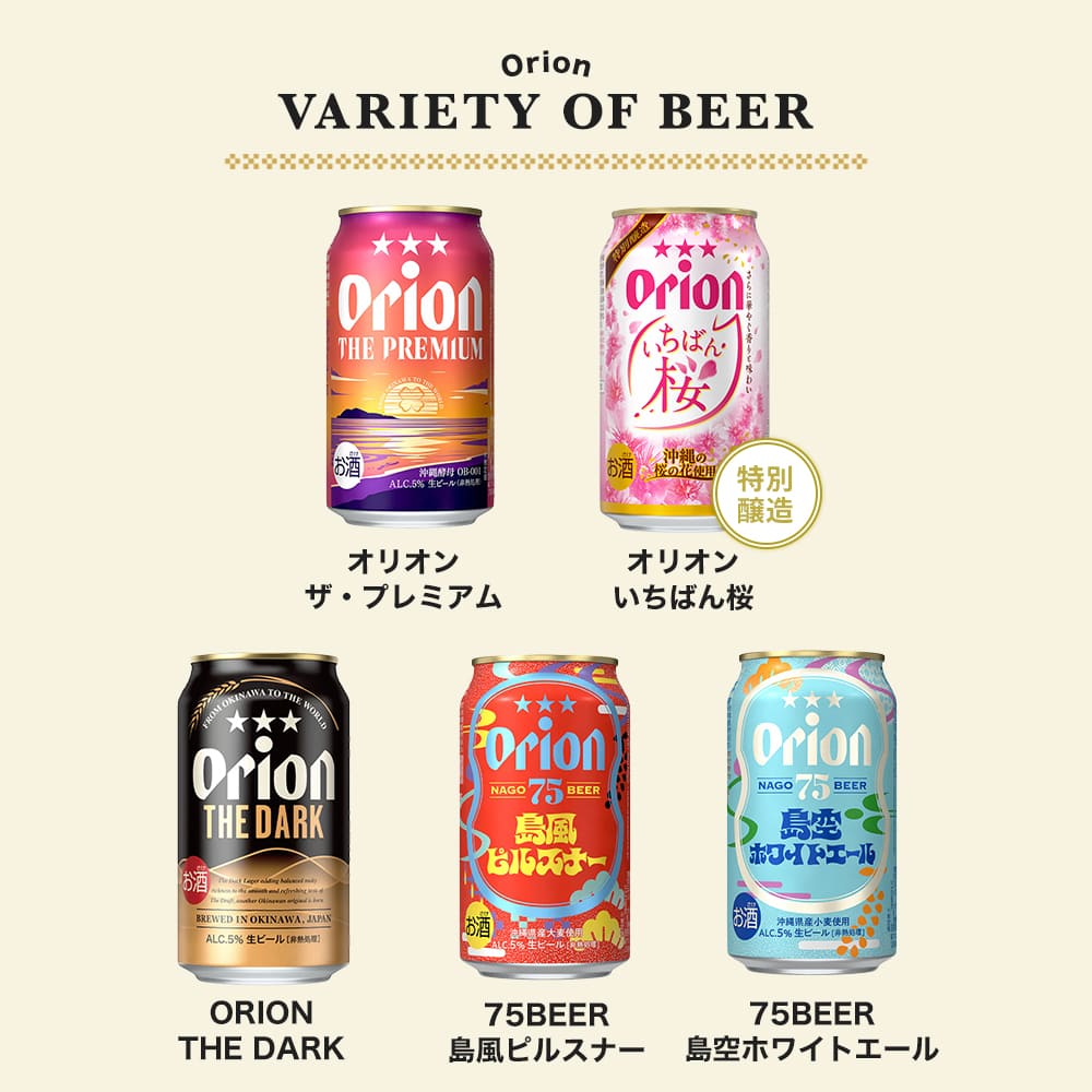 冬季限定熨斗】こだわりの沖縄クラフト5種10缶 飲み比べギフト