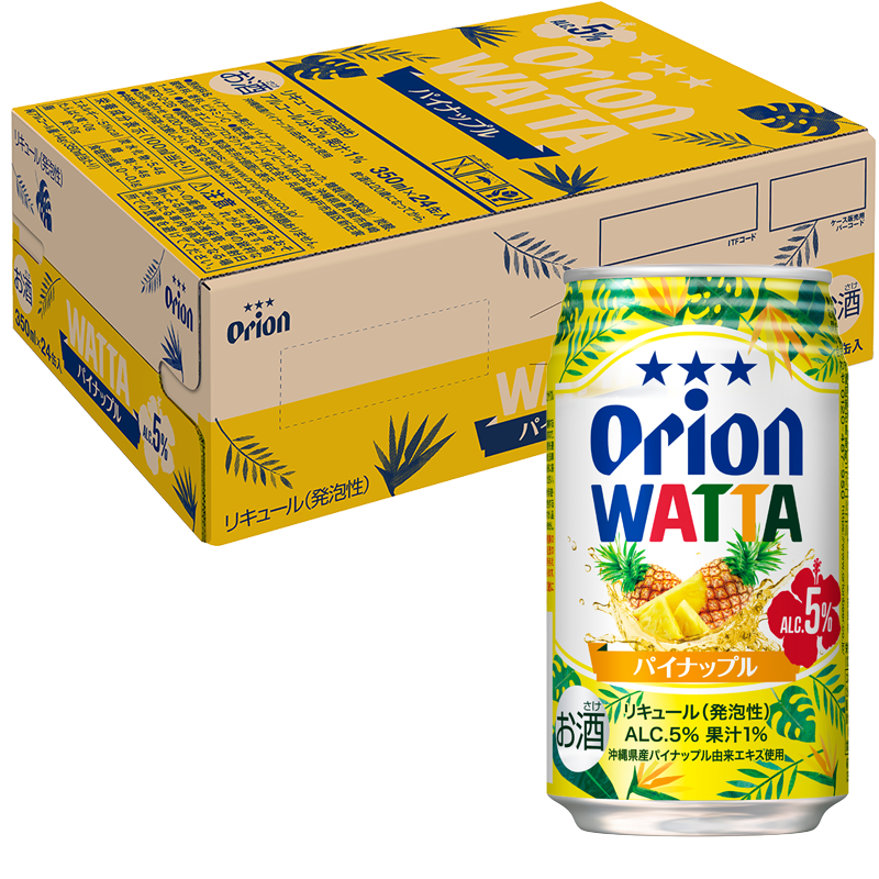 WATTA パイナップル350ml 24缶入