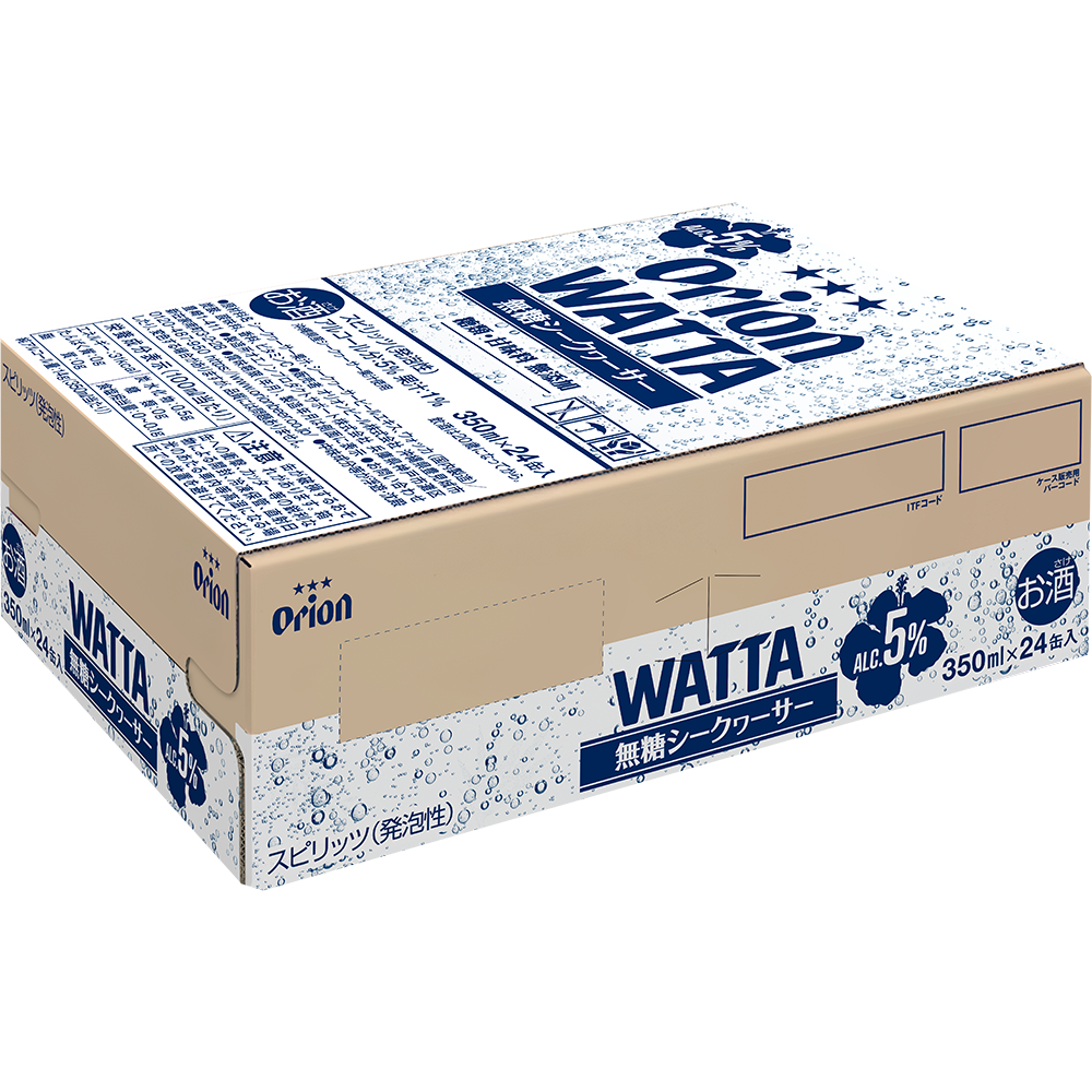 WATTA 無糖シークヮーサー350ml 24缶入