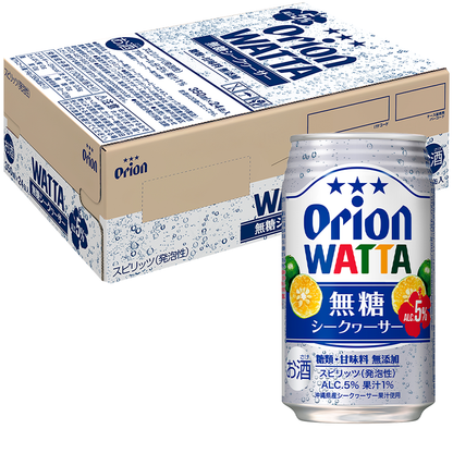 WATTA 無糖シークヮーサー350ml 24缶入