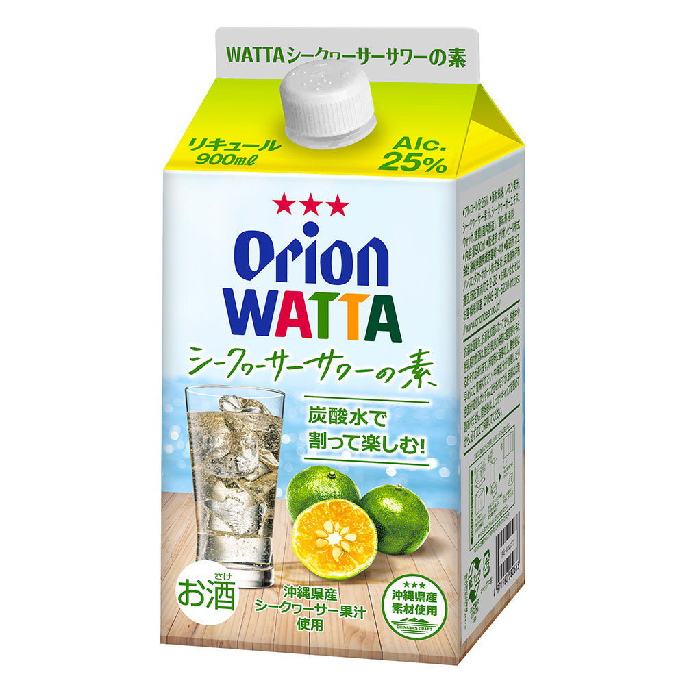 WATTAサワー3種セット 紙パック900ml（割り用） 3種×各1本 – オリオン