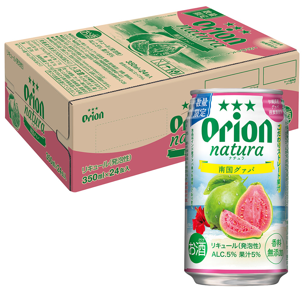 【数量限定】natura 南国グァバ 350ml 24缶入