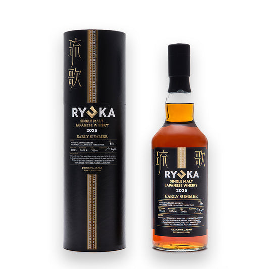 【限定4,000本】新里酒造　琉歌SINGLE MALT JAPANESE WHISKY 2026 EARLY SUMMER　58度700ml