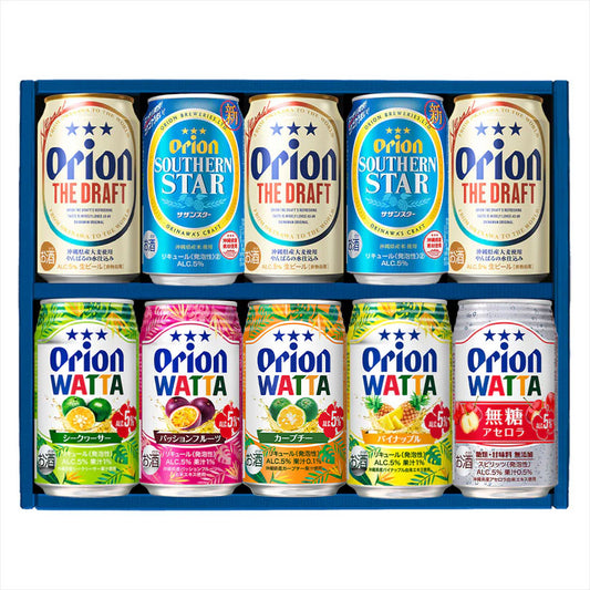 沖縄素材を味わうビール＆チューハイ ギフト（350ml 7種10缶）