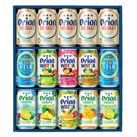 沖縄素材を味わうビール＆チューハイセット（350ml 10種15缶）