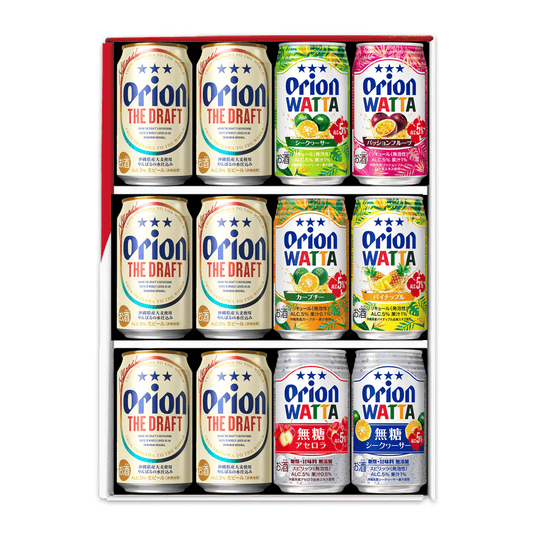 ザ・ドラフト＆WATTA詰合せギフトセット（ザ・ドラフト350ml×6缶、WATTA350ml6種×各1缶）