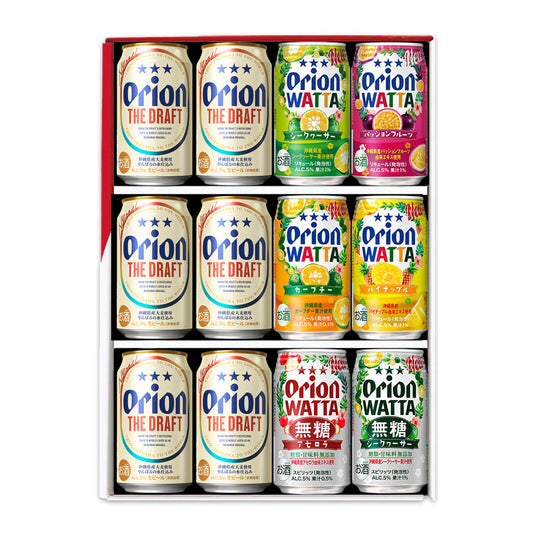 ザ・ドラフト＆WATTA詰合せギフトセット（ザ・ドラフト350ml×6缶、WATTA350ml6種×各1缶）