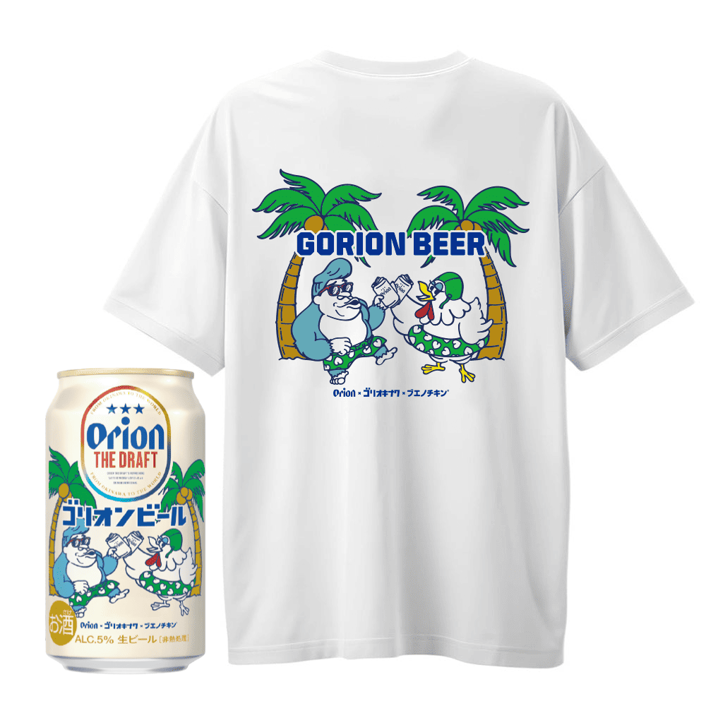 ブエノチキン×ゴリ★オキナワ×オリオンビール 第2弾 ビール12缶＆Tシャツセット