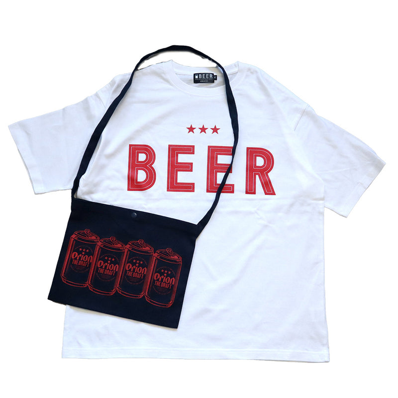 BEERロゴTシャツ　WHITE