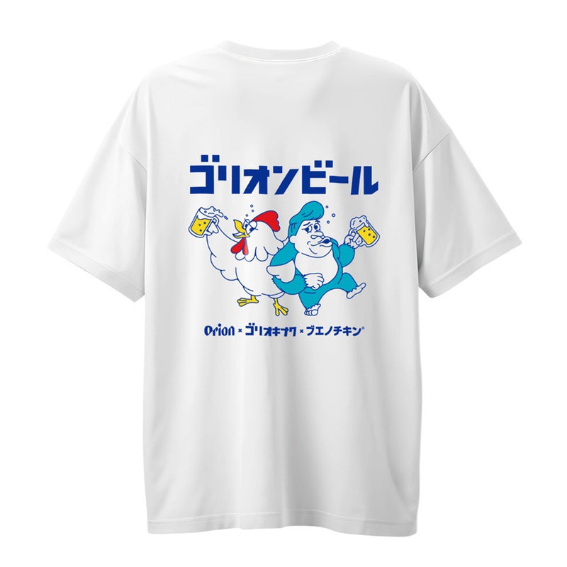 【再販：3/11(火)19時】ブエノチキン×ゴリ★オキナワ×オリオンビール　コラボTシャツ