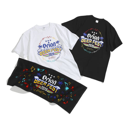 オリオンビアフェスト2026　限定Tシャツ（カラー：ブラック）