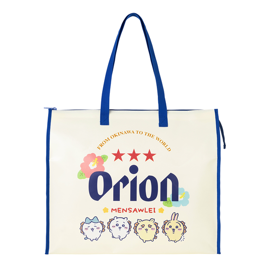 オリオンビール×ちいかわ シーサーのおみやげやさん おみやげバッグ (ハイビスカス)