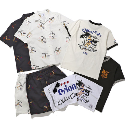 【ORION×OLDENTIMES】2023夏 那覇桜坂リンガーTシャツ　スミクロ