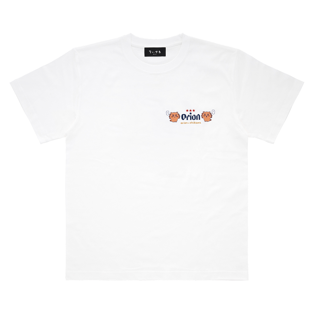オリオンビール×ちいかわ　シーサーのおみやげやさん Tシャツ  （ア...ぅん･･･）  S～２XL