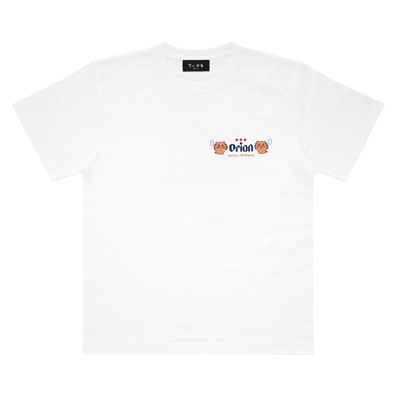 【即購入OK】オリオンビール×ちいかわ シーサーTシャツ XL オリオンビール×ちいかわ シーサーのおみやげやさん Tシャツ