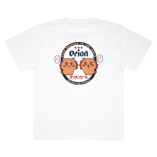 オリオンビール×ちいかわ　シーサーのおみやげやさん Tシャツ  （ア...ぅん･･･）  S～２XL