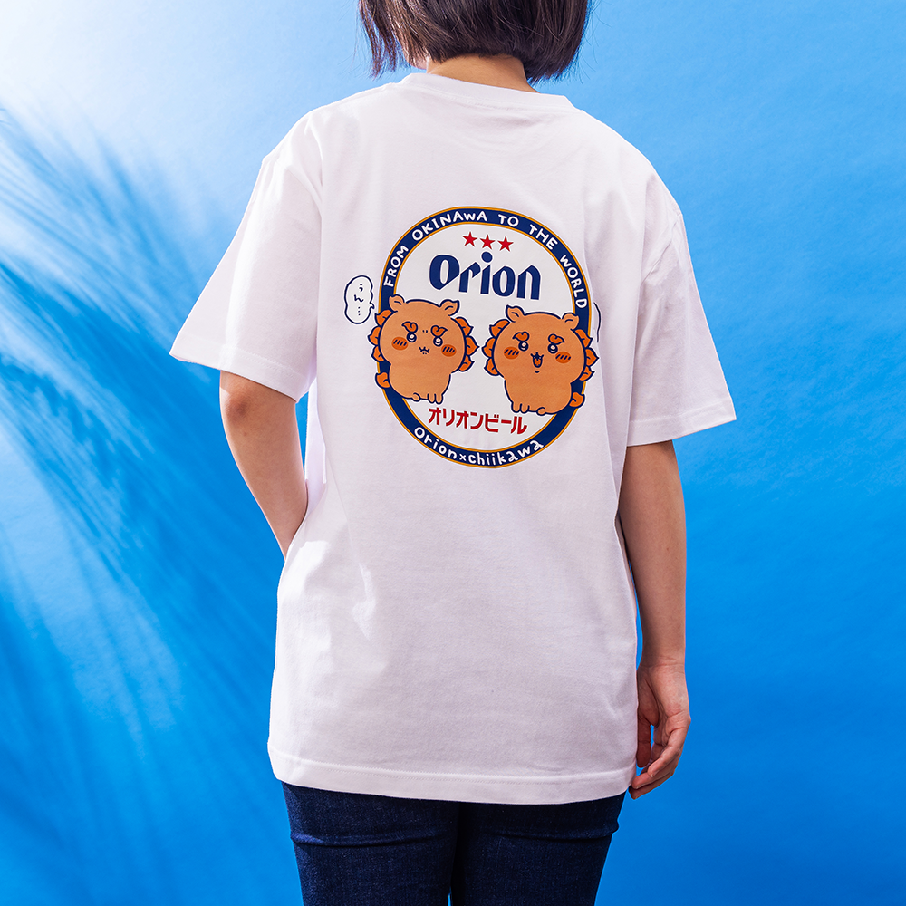 オリオンビール×ちいかわ　シーサーのおみやげやさん Tシャツ  （ア...ぅん･･･）  S～２XL