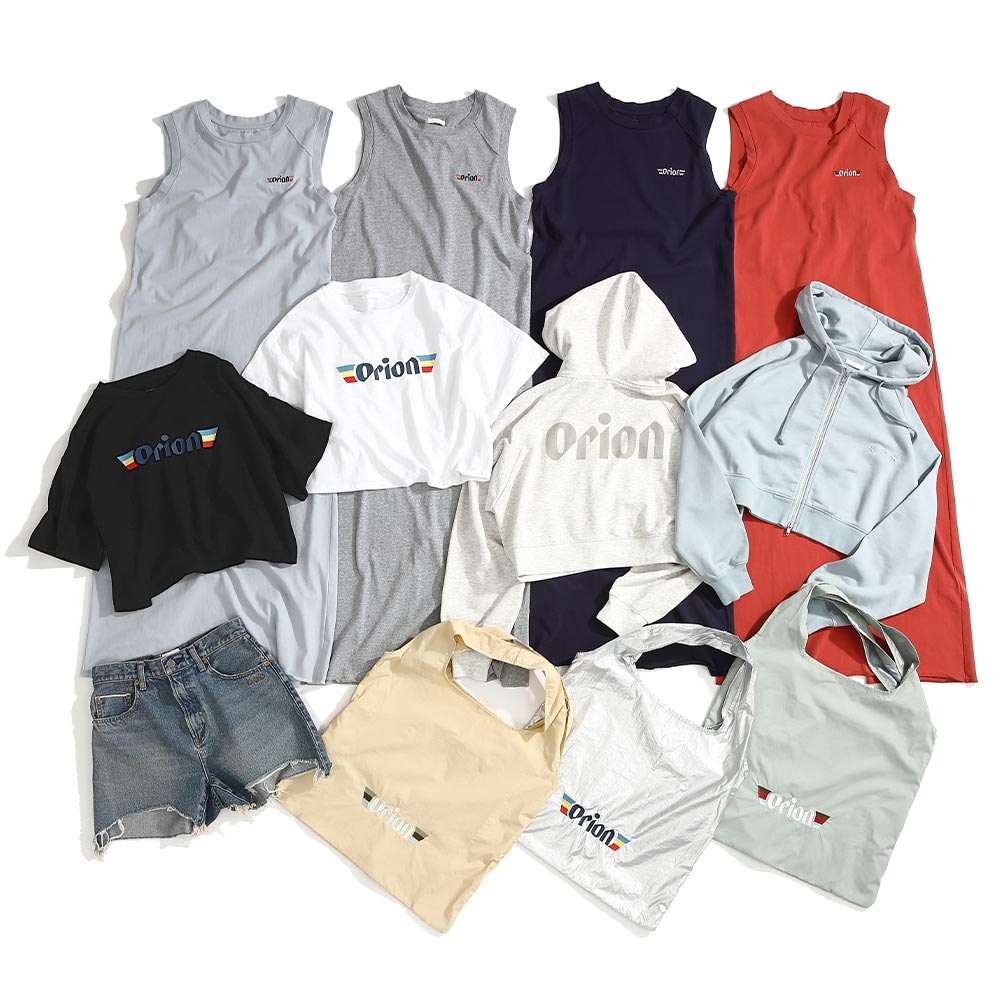 ORION×Ungrid ショートジップパーカー(ASH）