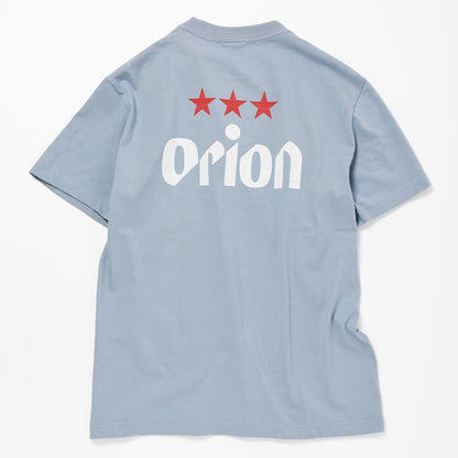 オリオン三ツ星ロゴTシャツ アシッドブルー
