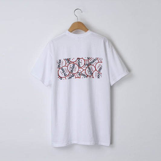 ORION PATTERN PRINT Tシャツ カラー：WHITE【BEAMS DESIGNプロデュース】