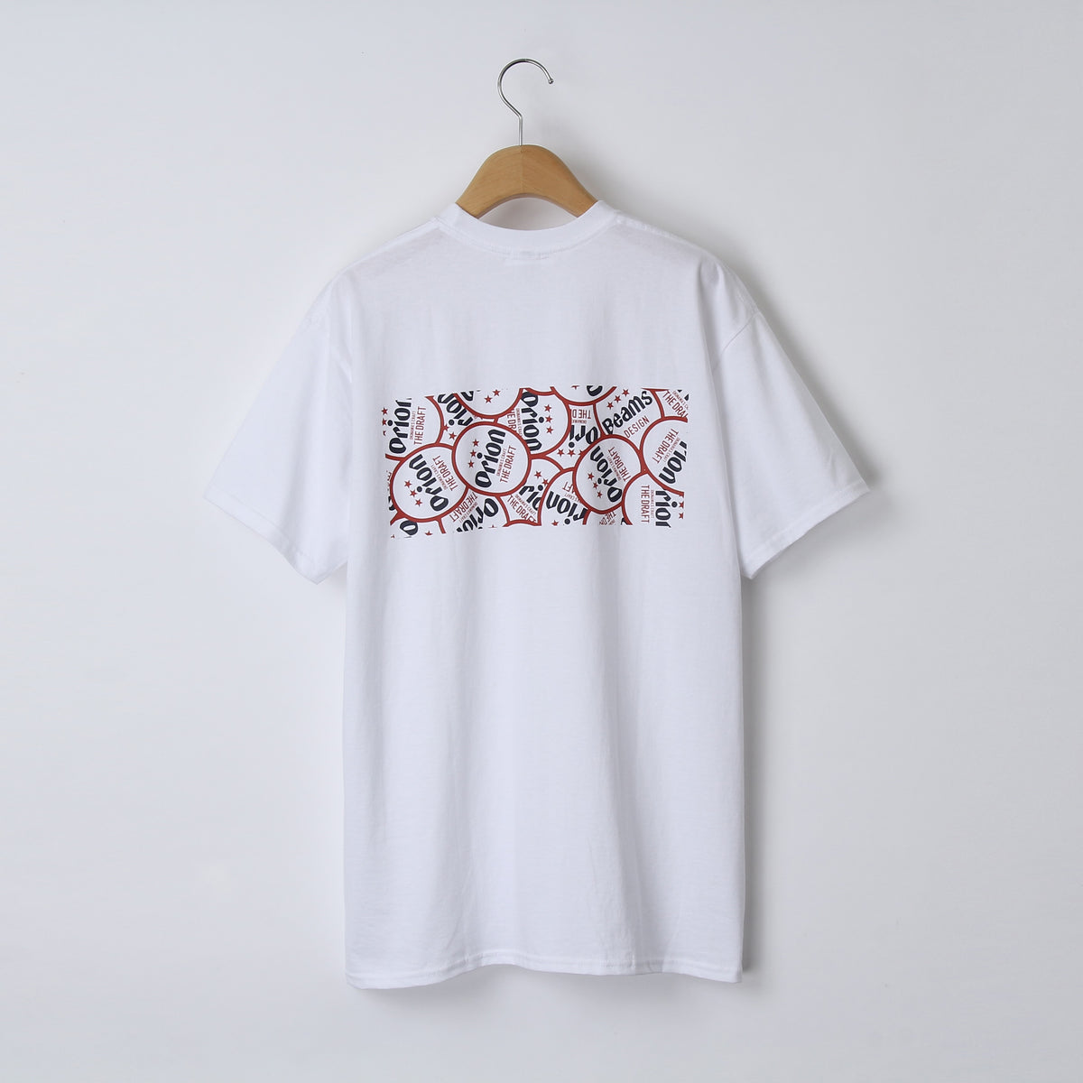 ORION PATTERN PRINT Tシャツ カラー：WHITE【BEAMS DESIGNプロデュース】