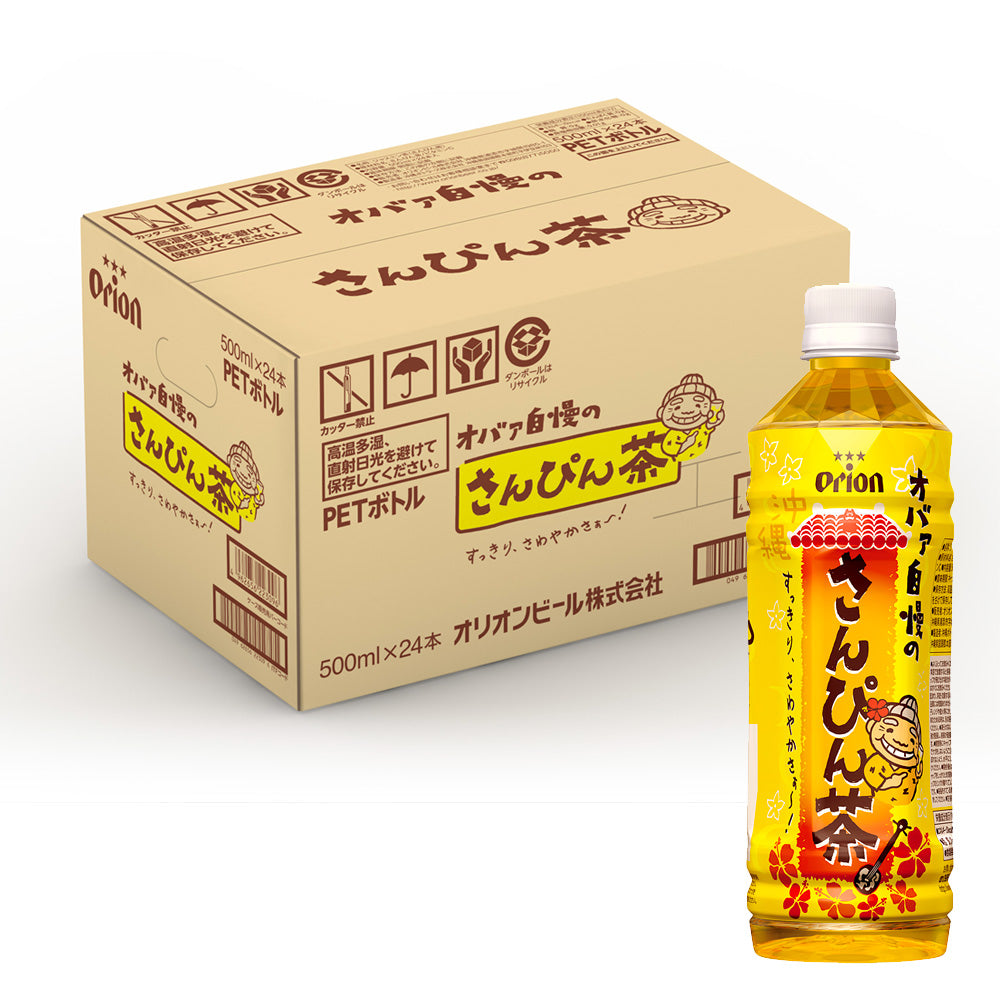 オリオン オバァ自慢のさんぴん茶 500ml ペットボトル 24本入