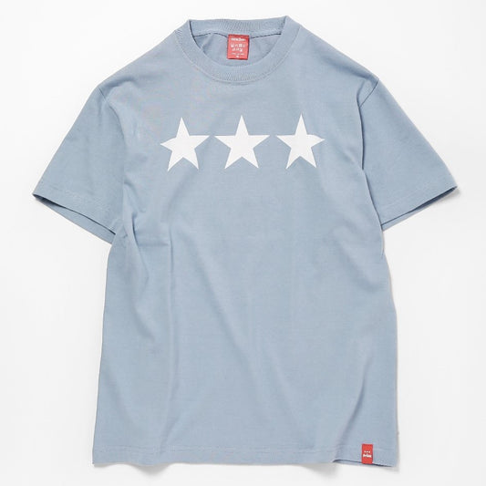 オリオン三ツ星ロゴTシャツ アシッドブルー