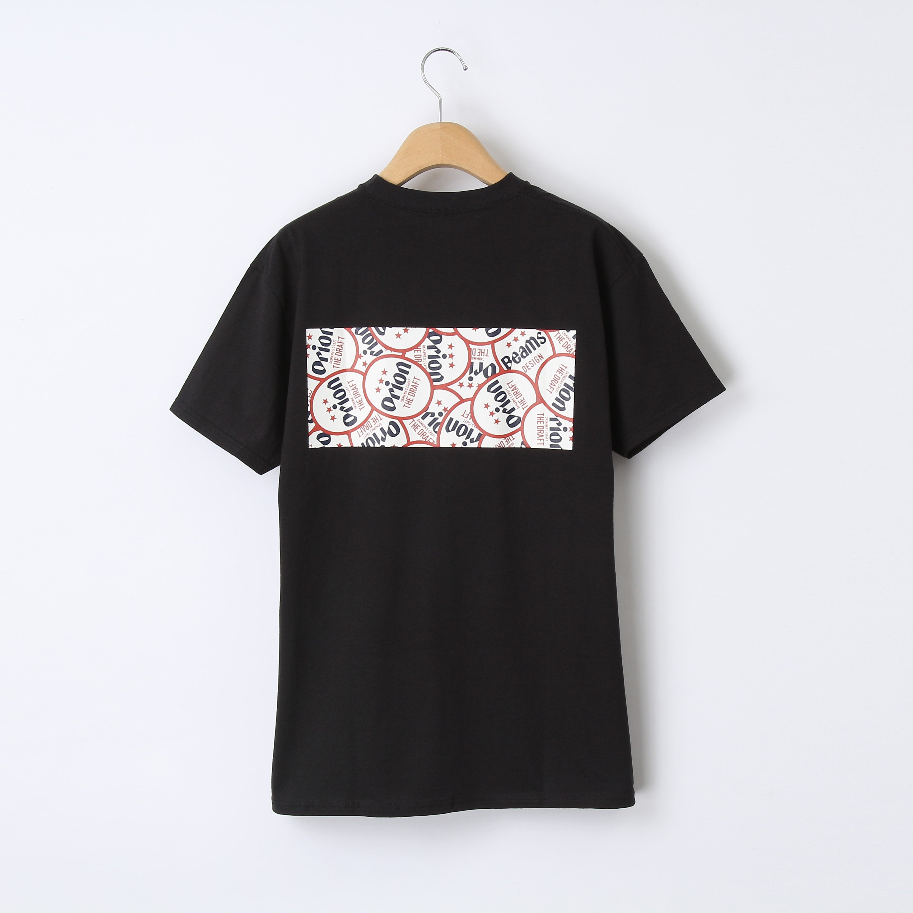 ORION PATTERN PRINT Tシャツ カラー：BLACK【BEAMS DESIGN