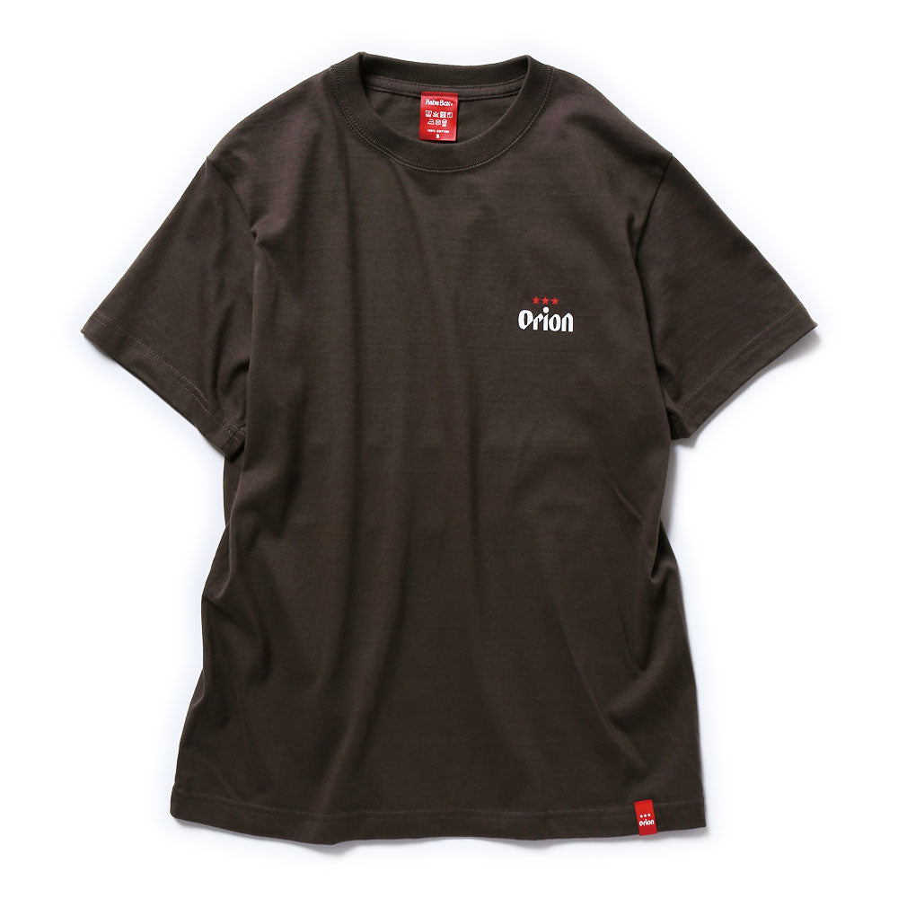 沖縄クリエイターコラボTシャツ：THE BEER OF BEERS! チャコール