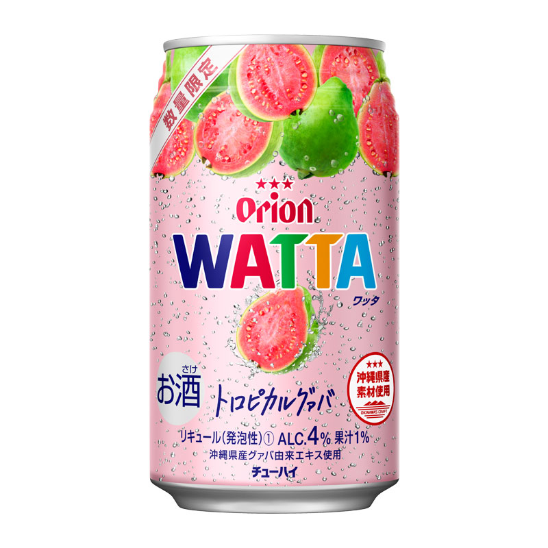 WATTA トロピカルグァバ 350ml 24缶入 – オリオンビール公式通販