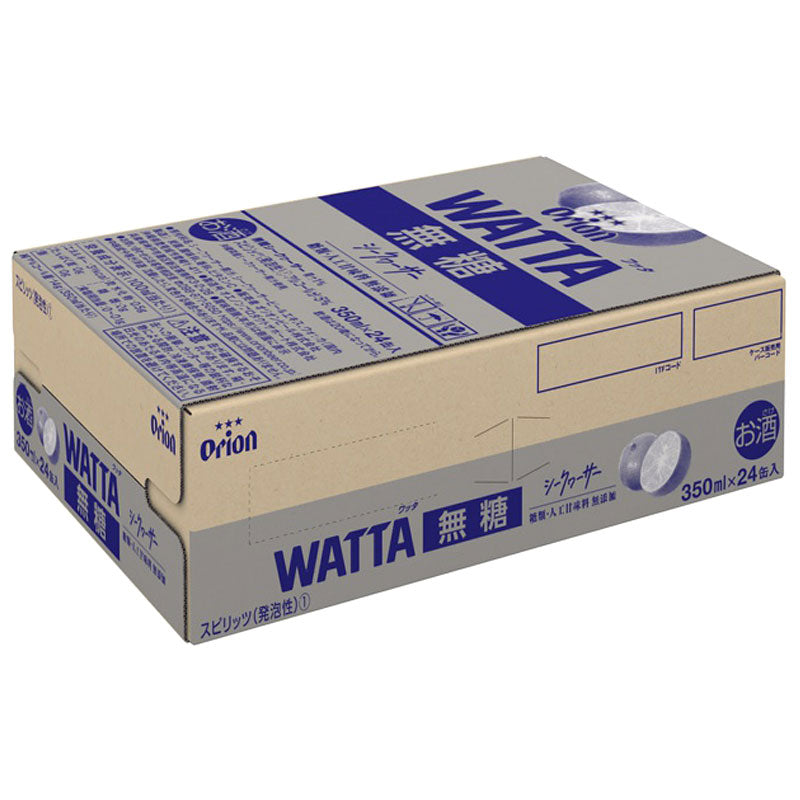WATTA 無糖 シークヮーサー 350ml 24缶入