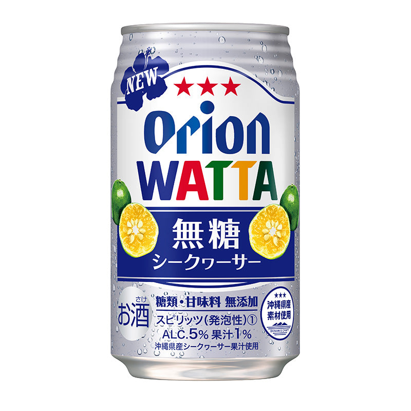 WATTA 無糖シークヮーサー350ml 24缶入